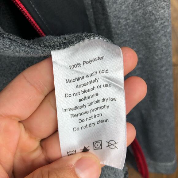 Norths End Womens Sweater Grey Leukemia & Lymphoma Society Full Zip Medium - Picture 6 of 13